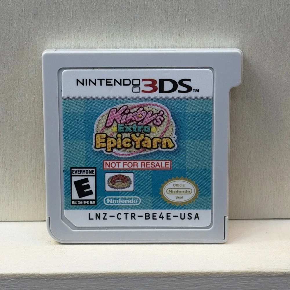 Kirby's Extra Epic Yarn‎ Nintendo 3DS Not For Resale Store Demo NTSC-U/C 2019